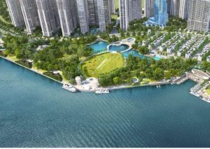 Mặt bằng Biệt Thự Vinhomes Central Park Tân Cảng 88 CănThe Villas 2 Công viên Central Park rộng 14ha