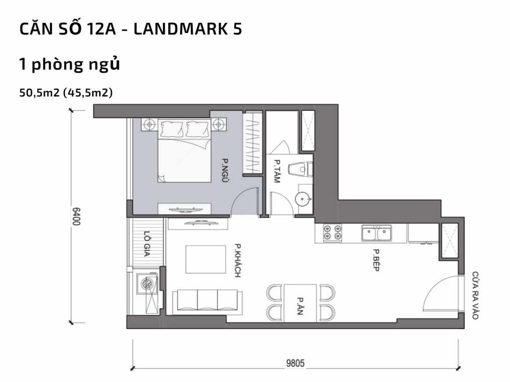 The Landmark 5 căn số 12A