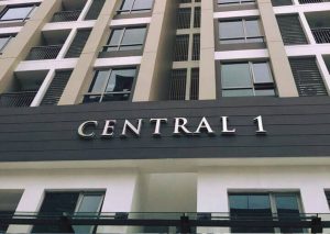 Mặt bằng Central 1 3 Mặt ngoài tòa căn hộ