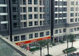 Mặt bằng Central 2 10 Mặt ngoài tòa căn hộ Central 2